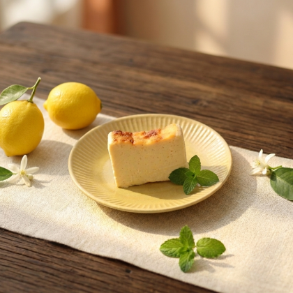 レモン香る濃厚チーズケーキ